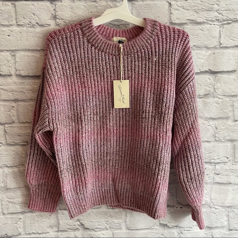 NEW UNIVERSAL THREAD PURPLE KNITTED SWEATER XS
